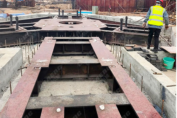 湖北年產(chǎn)60萬噸鋼渣線項目安裝現(xiàn)場